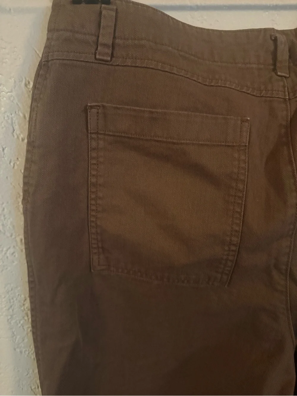 GAP Women’s Brown Wide-Leg Cotton Pants